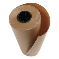 Brown kraft paper roll with cardboard core