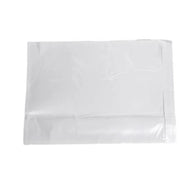 Plain white packing list envelope, back side, glossy sealed edges