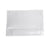 Plain packing list envelope, 10 x 12 in, white plastic, back side