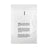Clear resealable poly bag with top seal edge