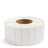 White direct thermal label roll with perforated, rectangular labels