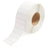 White direct thermal label roll showing stacked label rows and core