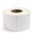 White thermal transfer label roll, blank rectangular labels with a 3-inch core