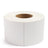 White thermal transfer labels roll with 3-inch core, blank label faces