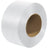 White embossed polypropylene strapping roll on cardboard core